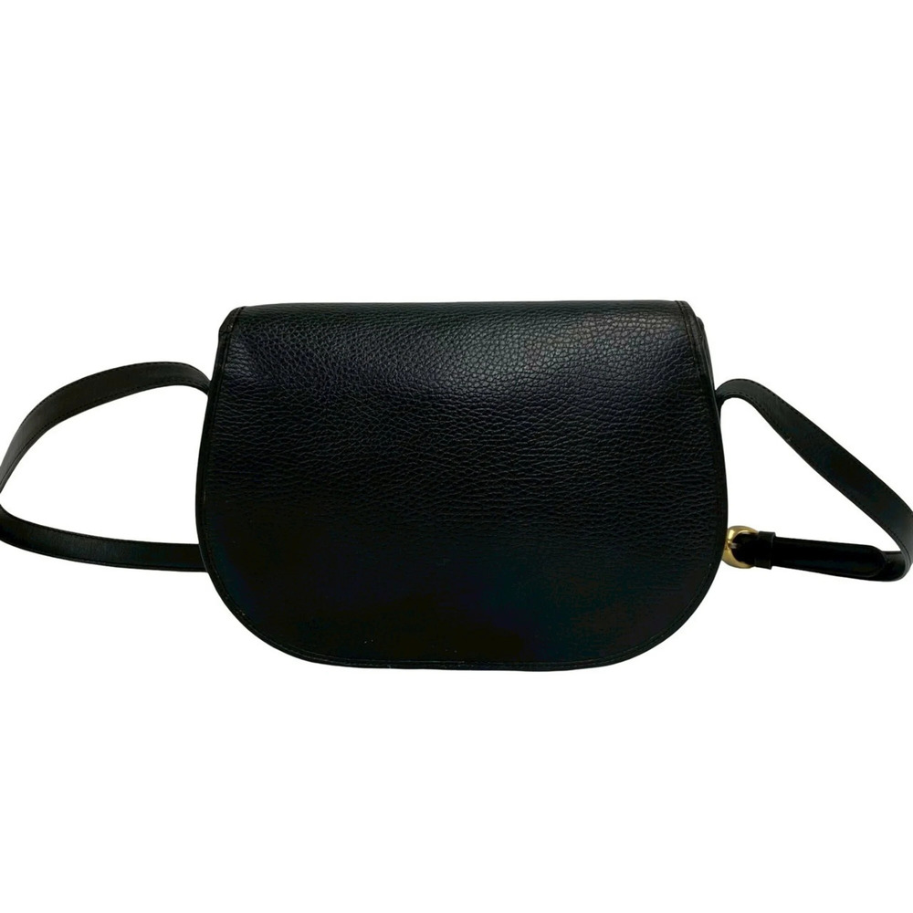 CHRISTIAN DIOR Vintage Black Leather Shoulder Bag - Picture 3 of 10